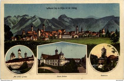 Isny im Allgäu - Künstler-AK Eugen Felle