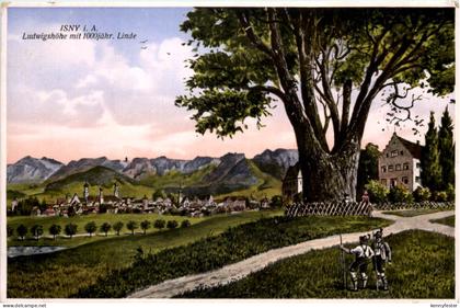 Isny - Ludwigshöhe - Künstler-AK Eugen Felle