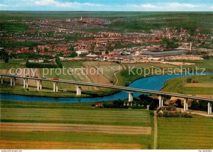 Itzehoe Autobahnbruecke Fliegeraufnahme