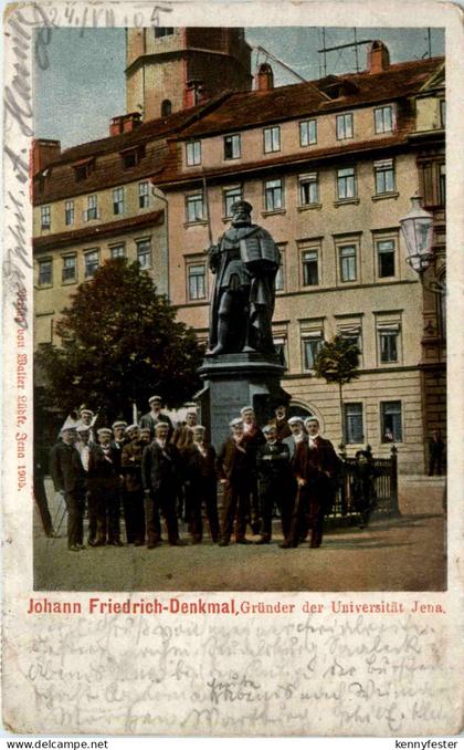 Jena, Johann Friedrich-Denkmal, Gründer der Universität Jena
