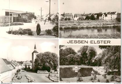 Jessen Elster Kulturhaus Teilansicht Leninplatz Parkanlagen