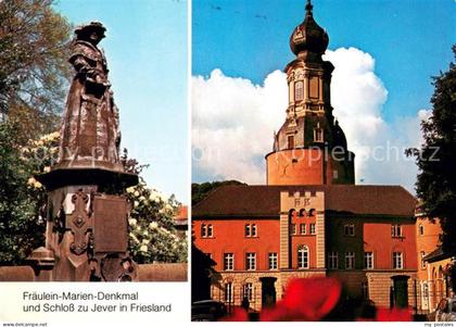 Jever Fraeulein Marien Denkmal und Schloss zu Jever