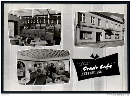 8225 - alte MBK Ansichtskarte - Konsum Gaststätte Stadt Cafe - Joachimsthal - gel 1971 - TOP