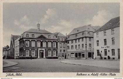 Deutschland - JÜLICH - Rathaus u. Adolf-Hitler-Platz