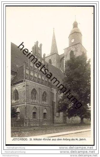 Jüterbog - St. Nikolai-Kirche - Foto-AK