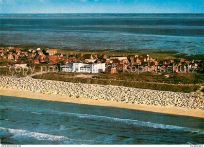 Juist Nordseebad Fliegeraufnahme mit Kurhaus Juist