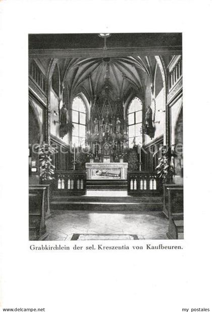 Kaufbeuren Grabkirche der seligen Kreszentia von Kaufbeuren