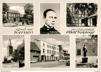 Kerpen Rheinland Geburtshaus Adolf Kolpings Kolping-Denkmal