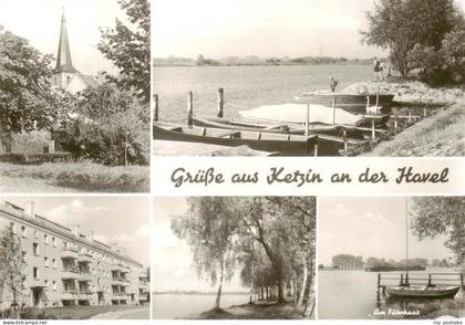 Ketzin Kirche Bootsanlegestelle Kurhaus Am Faehrhaus