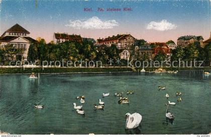 KIEL  CITY Am kleinen Kiel Schwaene