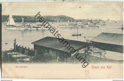 Kiel - Kriegshafen - Verlag Carl Reese Kiel ca. 1900