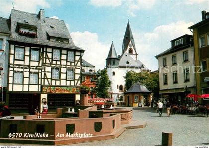 Kirn Nahe Marktplatz Brunnen Kirche