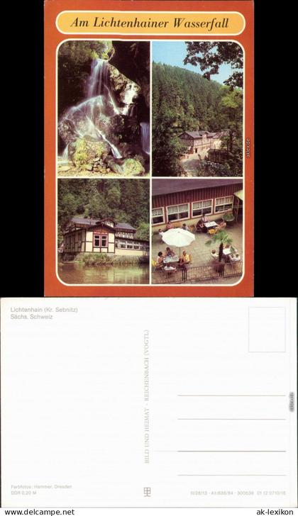 Ansichtskarte Kirnitzschtal Mehrbildkarte 1985