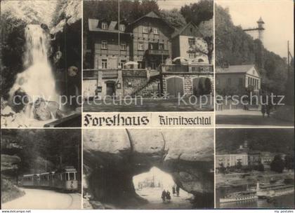 Kirnitzschtal Forsthaus Wasserfall Dampfer