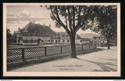 AK Kirschau /O.-L., Hotel-Pension Zum Weber