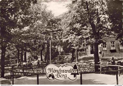 Moenchswalder Bergbaude 449m Kirschau Sachsen Gartenwirtschaft