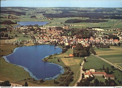 Kisslegg Fliegeraufnahme mit Zeller See und Obersee