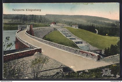 AK Klingenberg / Sachsen, Blick auf die Talsperre