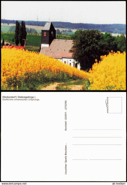 Höckendorf Klingenberg Sachsen  Höckendorf   Dorfkirche romanisch 2000