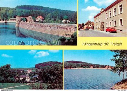 Klingenberg Sachsen Talsperre Hauptstrasse Teilansichten