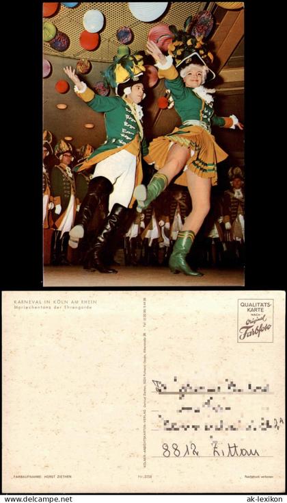 Ansichtskarte Köln Karneval Mariechentanz der Ehrengarde 1977
