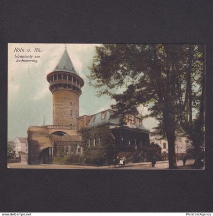 GERMANY, Postcard, Cologne, Ulrepforte, send to Denmark