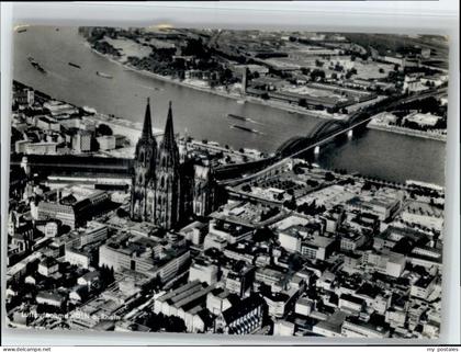 Koeln Rhein Koeln Fliegeraufnahme