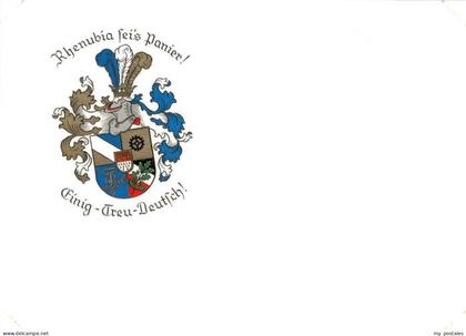 Koeln  Rhein Wappen der Rhenubia Koeln