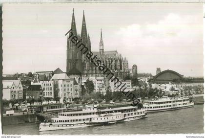 Köln - Fahrgastschiff Elberfeld - Foto-AK - Verlag Georg Stilke Köln