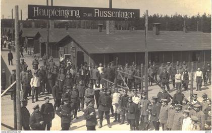 Carte  postale ancienne de CAMP de KÖNIGSBRÜCK - PHOTO CARTE -