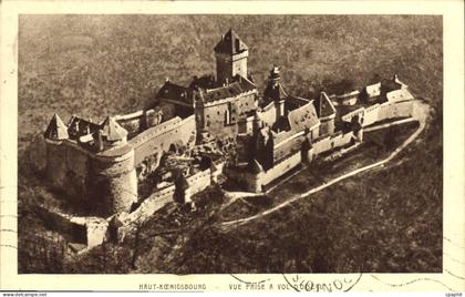 CPA Haut Koenigsbourg Vueprise a Vol d'Oisseau