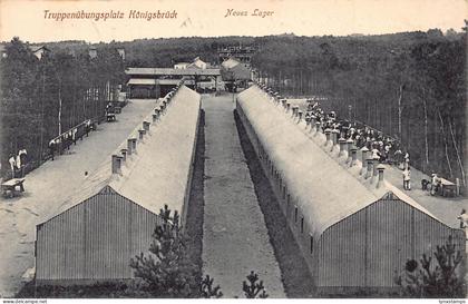 Germany 1914 Military training area Koenigsbrueck Neues Lager WWI field postcard