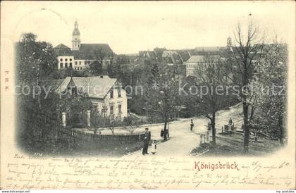 Koenigsbrueck Ortsansicht mit Kirche