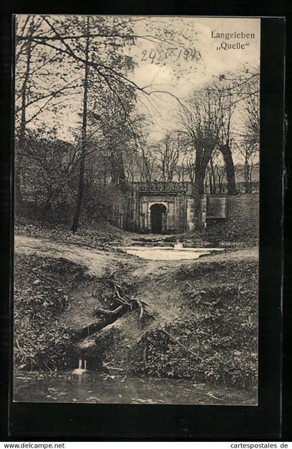 AK Königslutter am Elm, Langeleben Quellenhaus des Schierpkebaches