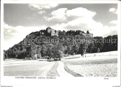 Koenigstein Saechsische Schweiz Festung Koenigstein