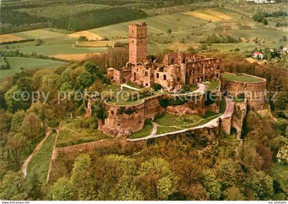 Koenigstein Taunus Burg Koenigstein Ruine Fliegeraufnahme