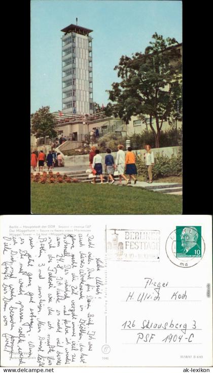 Ansichtskarte Köpenick-Berlin Müggelturm 1965