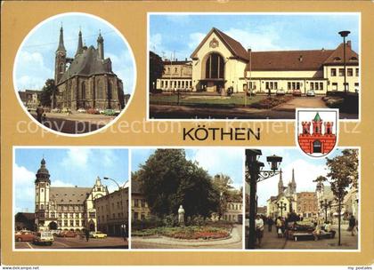 Koethen Anhalt Markt Sankt Jakobskirche Bahnhof Rathaus Boulevard