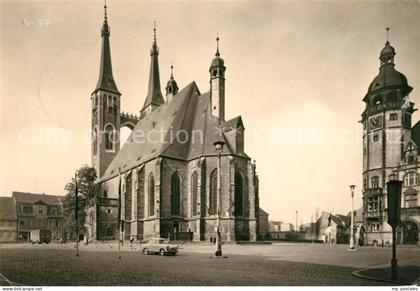 Koethen Anhalt Marktplatz Sankt Jakobskirche Rathaus