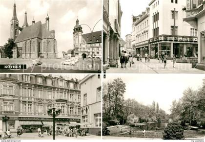 Koethen Anhalt Marktplatz St Jakobskirche Rathaus Schalaunische Str Hubertusteic