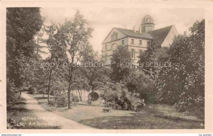 Koethen Coethen Sachsen-Anhalt Partie am Schloss