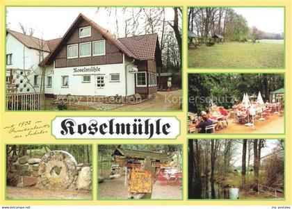 Glinzig Koselmuehle Gaststaette Terrasse Natur