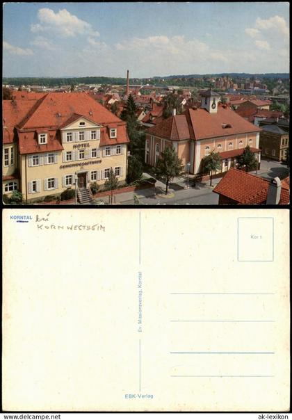 Kornwestheim Umland-Ansicht Ortspanorama Hotel-Gebäudeansicht KORNTAL 1970