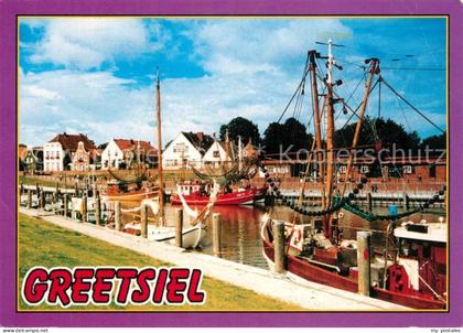Greetsiel Krummhoern Aurich Niedersachsen Hafen Fischkutter
