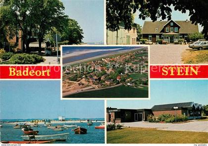 Stein Ostsee Stein Fliegeraufnahme mit Strand