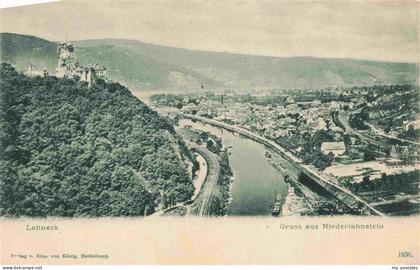Niederlahnstein Lahnstein Burg Lahneck Panorama
