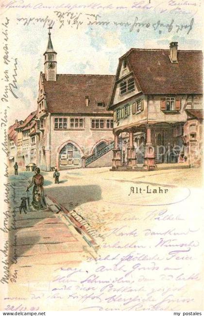 Lahr Schwarzwald Alt Lahr Kuenstlerkarte