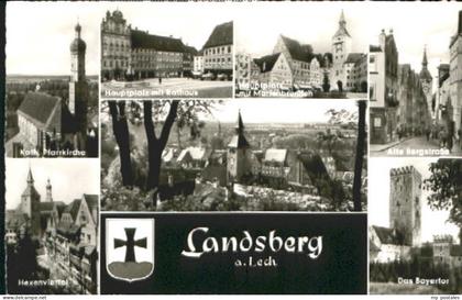 Landsberg Lech Landsberg Platz Rathaus Kirche Tor