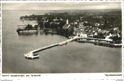 Langenargen Bodensee Langenargen a. Bodensee Fliegeraufnahme  x 1950