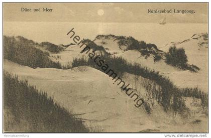 Langeoog - Düne und Meer - Verlag M. Glückstadt & Münden Hamburg